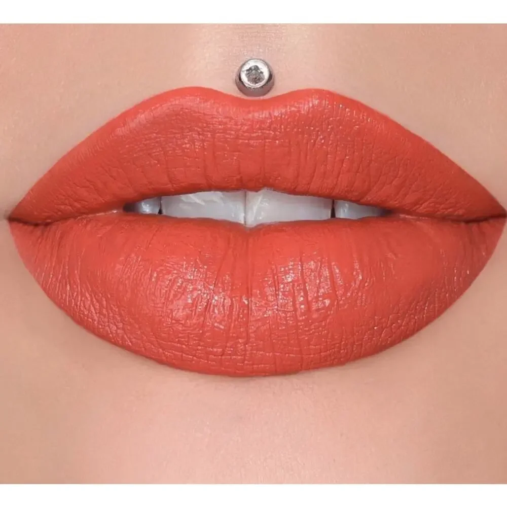Jeffree Star Velvet Trap Lipstick in Kumquat